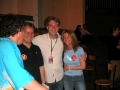 2004, backstage at Peter Gabriel Concert in London